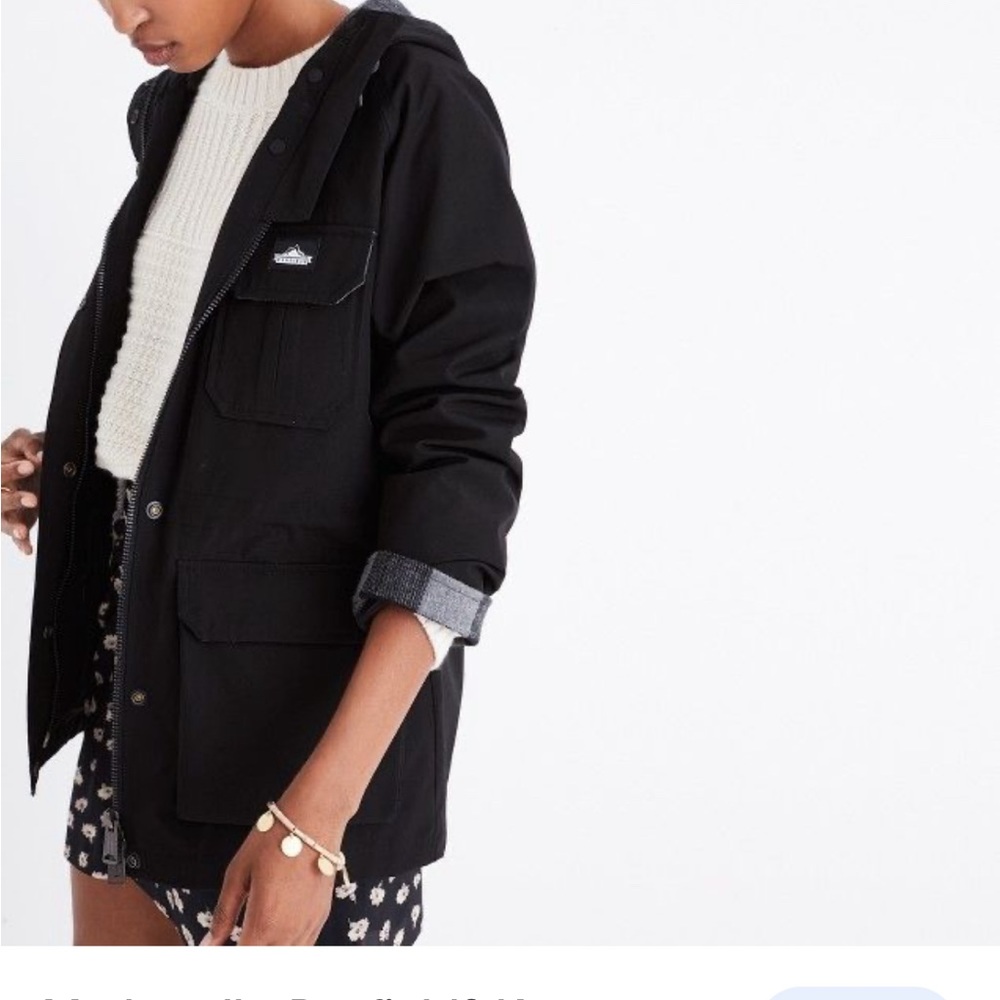 Madewell x Penfield Women’s Kasson Parka Jacket in Black